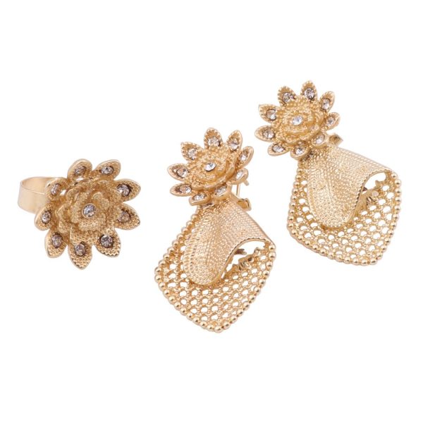 Women's Floral Themed Jewelry Set - Image 5