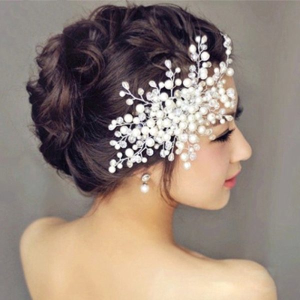 Women's Headband with Pearls for Wedding
