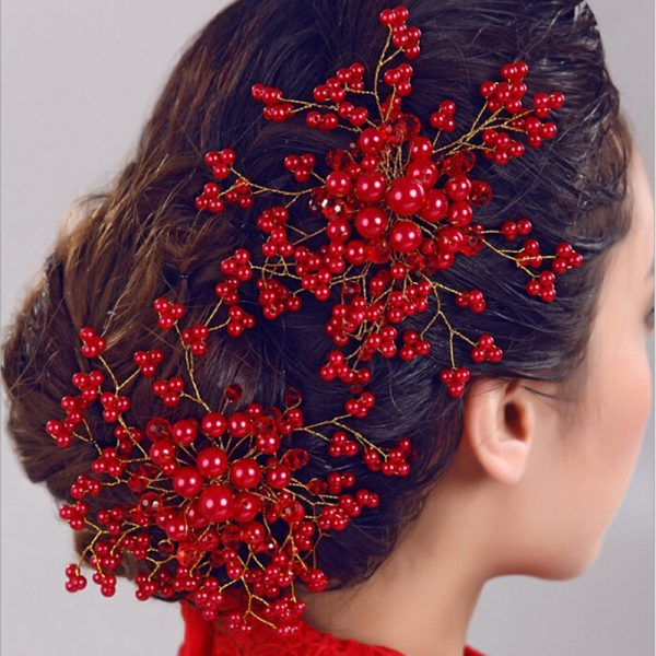 Women's Headband with Pearls for Wedding - Image 5